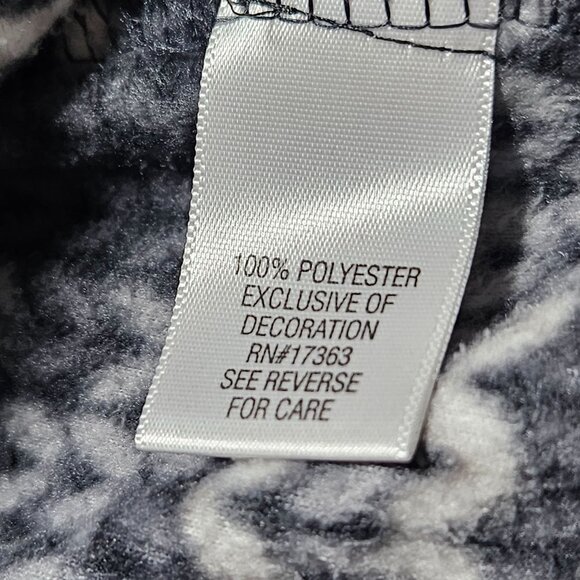 Simply Vera Vera Wang Knit Hooded Sweater Dress Size XXL Black White Pattern - Picture 5 of 5